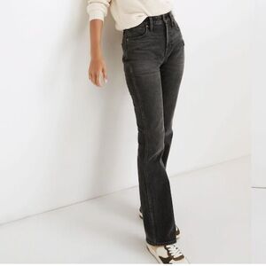 Madewell Black Curvy Bootcut Jeans